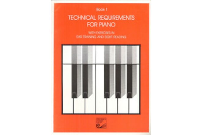 Vintage Technical Requirements For Piano Book 1 Berlin Ear Training Reading