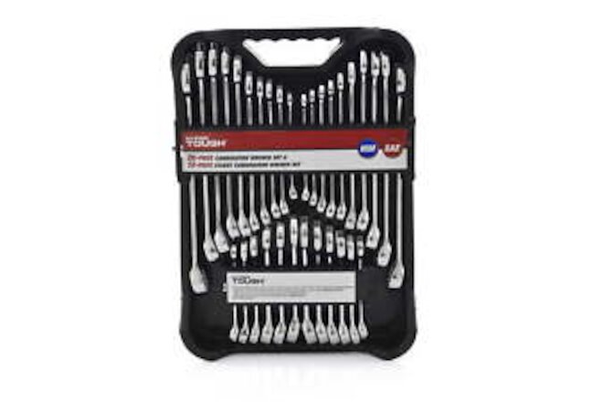 32-Piece Combination Wrench Set, Metric & SAE