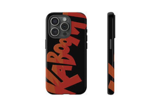 Kaboom iPhone 15 Pro Phone Case Pixel Phone Case Samsung Phone Case RetroAbound