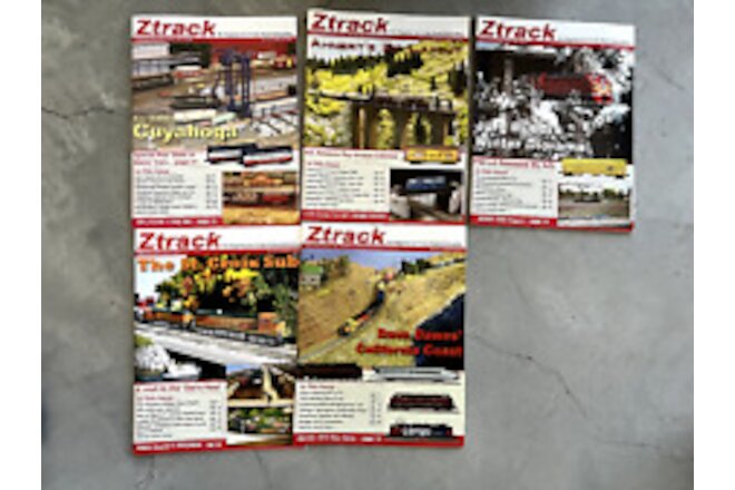Ztrack Magazine Z-scale 5 numbers (1.2.3.5,6) of the year 2010 Volume 16