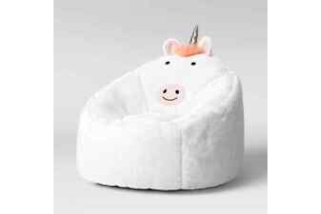 Chambray Kids' Bean Bag Chair - Pillowfort™ Settle In Kids' Bean Bag Chair