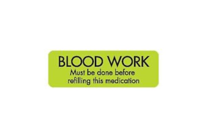 Medical Arts Press Veterinary Medication Instruction Labels Blood 35365