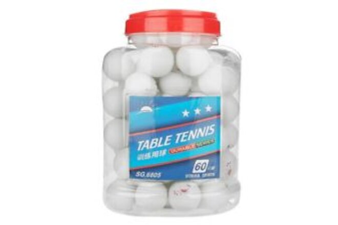 Pong Balls Bulk, 3 Star Table Tennis Sport Balls 60 Pieces 40mm Advanced Pong...