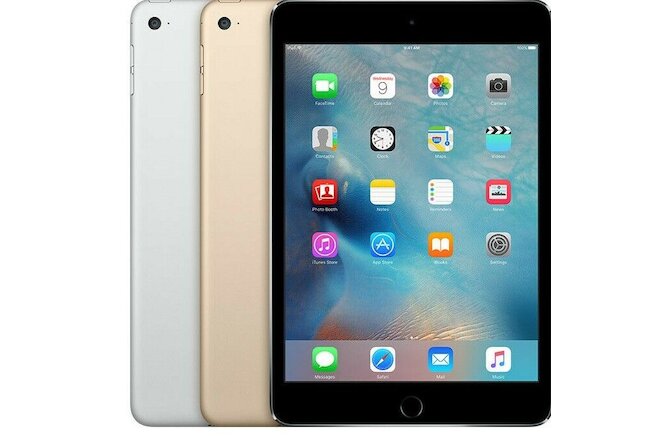Apple iPad Mini 4 Wi-Fi + Cellular - 16GB 32GB 64GB 128GB Space Gray-Silver-Gold