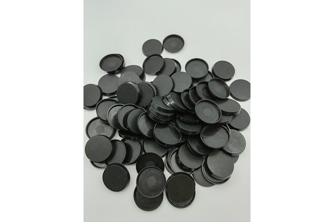 Lot Of 100 32mm Round Bases Used For Warhammer 40k + AoS Games Workshop Bitz