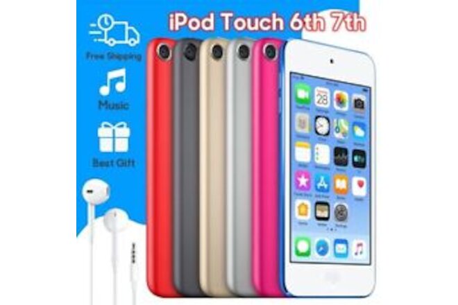 New Apple Ipod Touch 6th 7th Generation 64/128/256gb All Colors Sealed Box ct