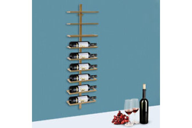 Unique Wine Bottle Rack Wall Ceiling Mounted Kitchen Hanging Display Wine Holder