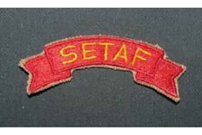 Original SETAF Southern European Task Force Embroidered Shoulder Tab