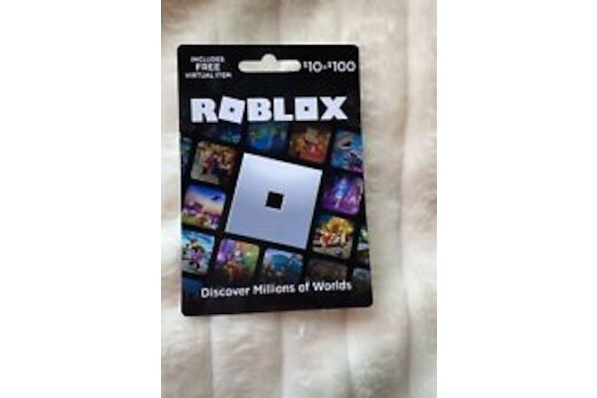 Roblox $100 Gift Card includes Virtual item Gift Card Roblox Game