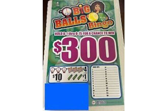 NEW pull tickets Big Balls - Seal Card Tabs!!