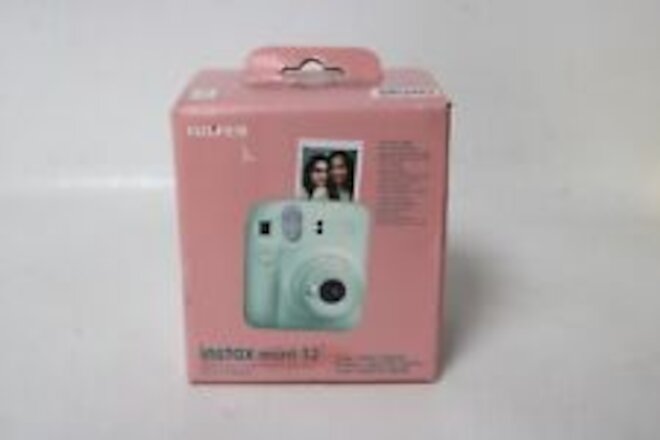 Brand New Fujifilm Instax Mini 12 instant camera Mint Green- Fast Shipping