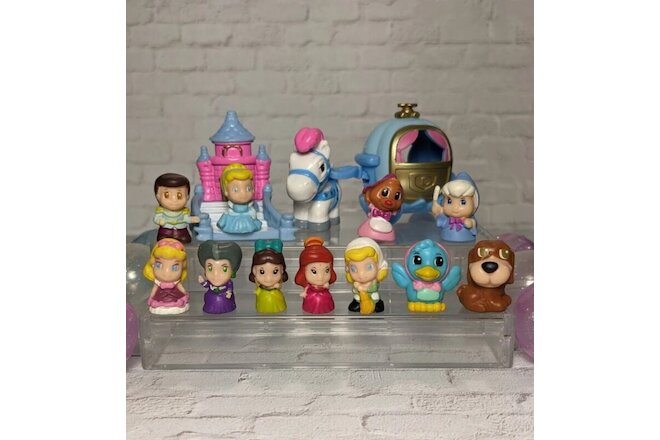 Squinkies Disney Princess Cinderella Mini Figures Bubble Capsules & Accessories