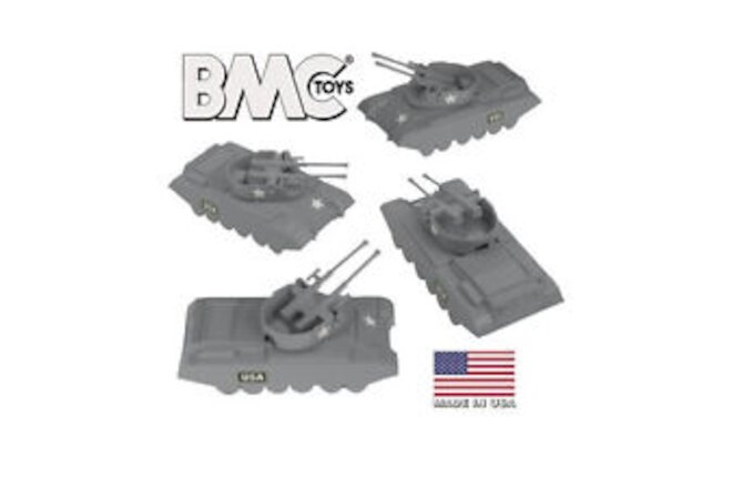 VictoryBuy Toy Anti-Aircraft Combat Tanks - Gray New