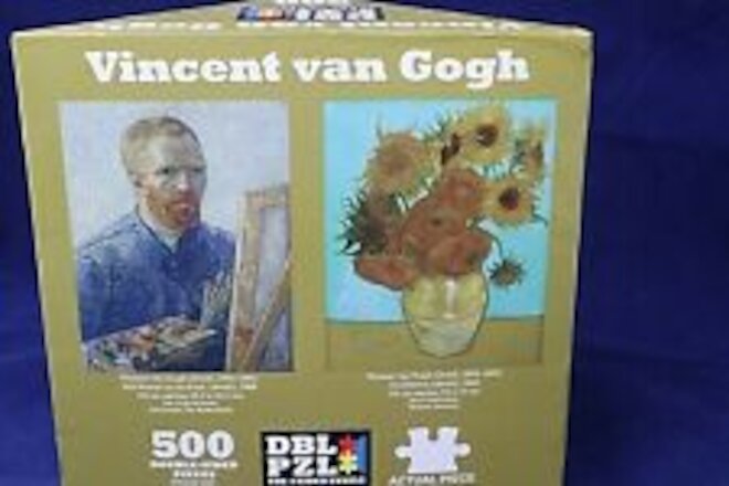 Vincent van Gogh Two Sided Puzzle 500 Pieces Sealed Hobby Jigsaw