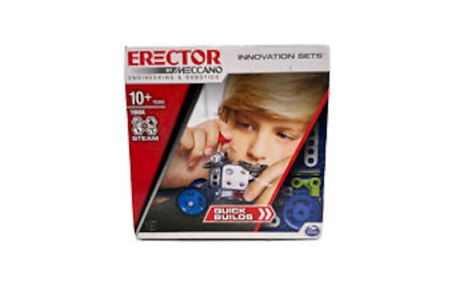 Erector Innovation Sets Age 10+ Quick builds 19604 blueprints 79 parts 2 tools