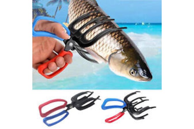 Fish Grippers for Fishing Forceps Metal Control Clamp Claw Tong Grip Tackle Tool