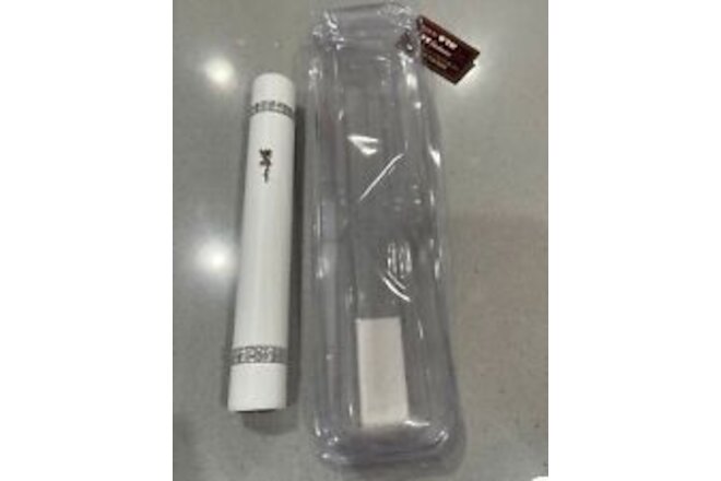 Mezuzah Case White And Silver For Home Judaica Israel Jewish Home