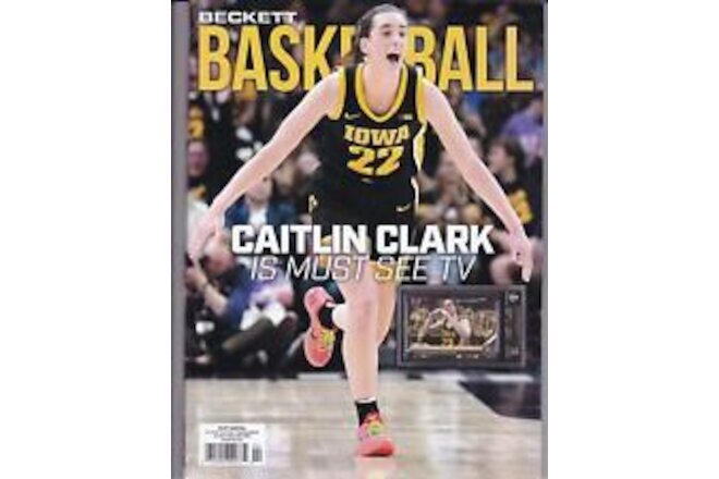 April 2024 Basketball Beckett Monthly Guide Vol 35 No 4 Caitlin Clark