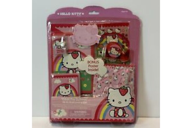Vintage Hello Kitty by Sanrio 16 Piece Stationery Set Cool For School New Rare