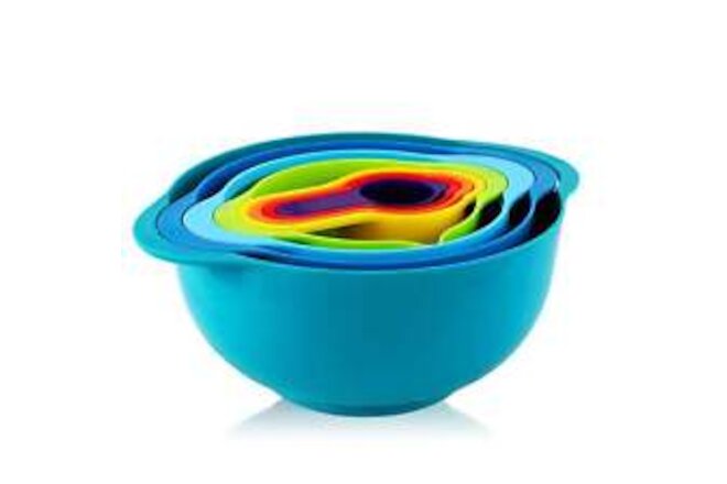 Megachef MegaChef Multipurpose Stackable Mixing Bowl and Measuring Cup Set