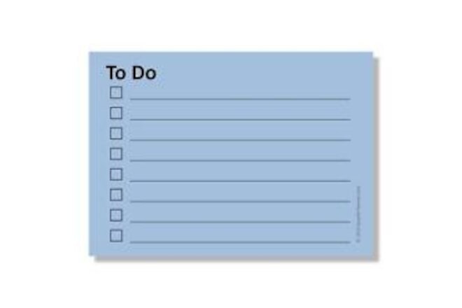 Gazelle to Do List Sticky Notes with Lines 3x4 in, 4 Pads, 100 Sheets/pad