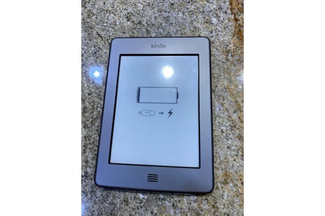 Amazon Kindle Touch (4th Gen) 4GB, Wi-Fi, 6in - Silver-Not Working-PARTS ONLY