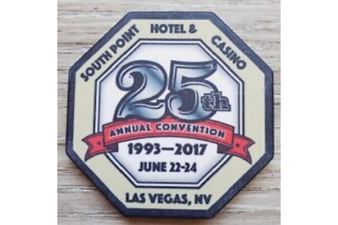 $2.50 Las Vegas South Point 25th CCA 2017 Casino Chip
