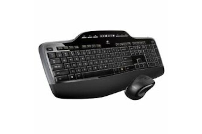 Logitech MK735 Performance Wireless Keyboard & Mouse Combo NEW SEALED Dongle Blk
