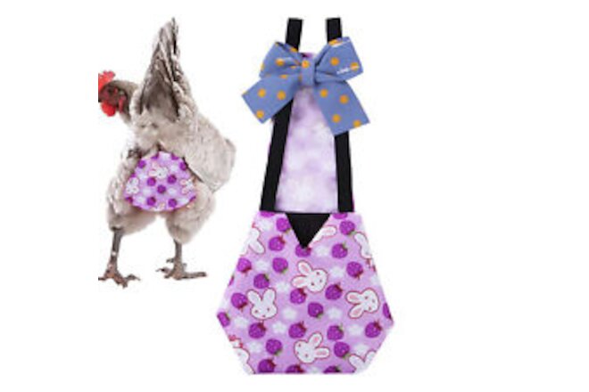 Pet Chicken Diapers Cute Rabbit Pattern Waterproof Leakproof Pet Poultry Dia Cus