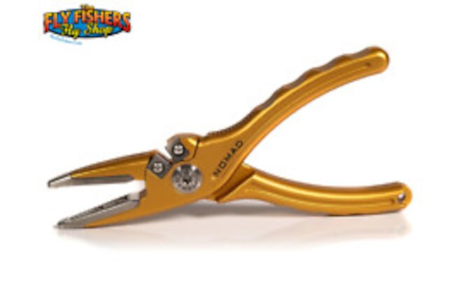 Hatch Outdoors 2024 Nomad 2 Fishing Pliers Ltd Jolly Roger Gold Made in USA NEW