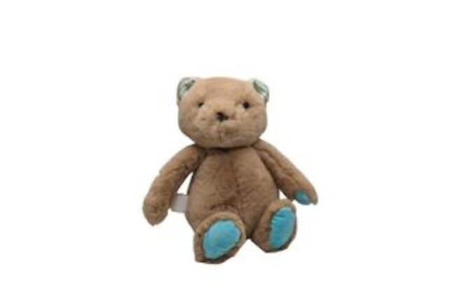 B Softies Cara Mellow Happy Hues Soft Plush Teddy Bear Blue Paws Battat Stuffed