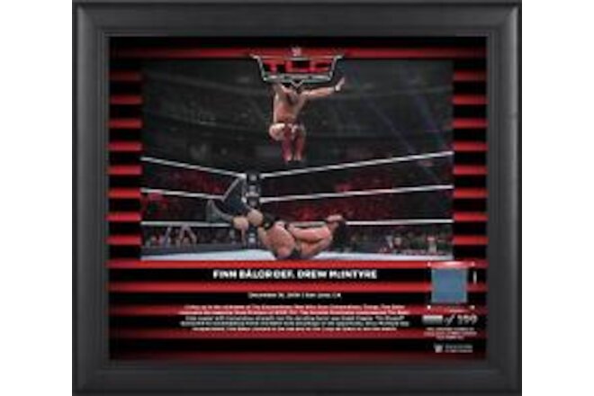 Finn Blor World Wrestling Entertainment Framed 15" x 17" 2018 TLC