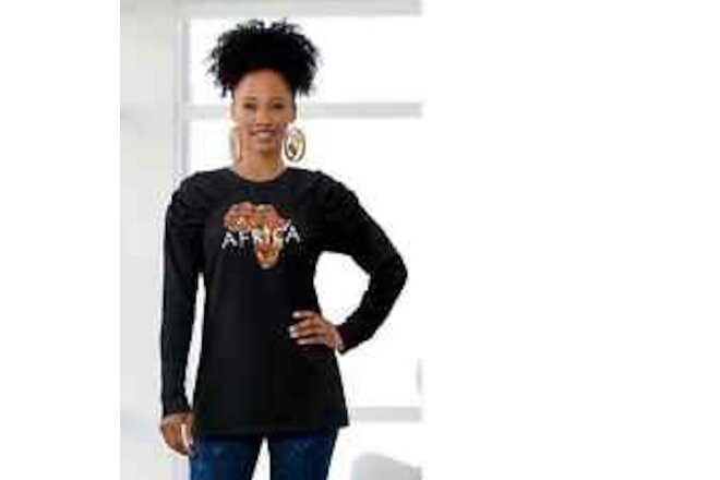 Size XL Ashro Ethnic African American Pride Kamali Africa Sweatshirt