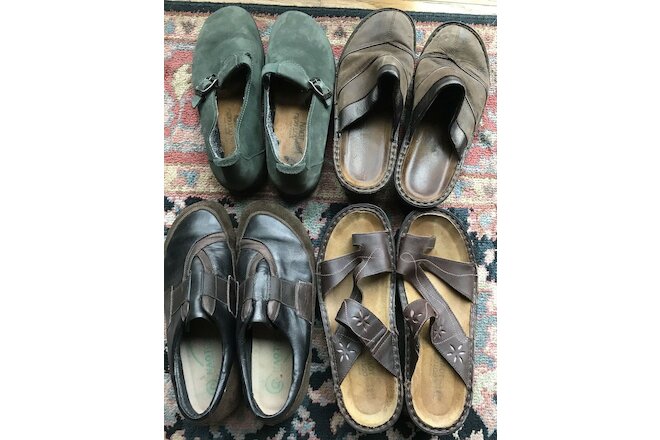 Naot shoes Size 38  Size 7 - 7.5  EUC lot of 4 pairs