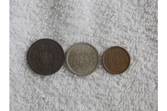 Angola and Macau coins