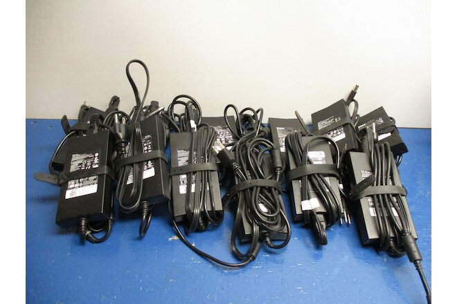 LOT OF 12 Dell 130w PA-4E OEM LA130PM121 DA130PE1-00 Laptop AC adapter Charger