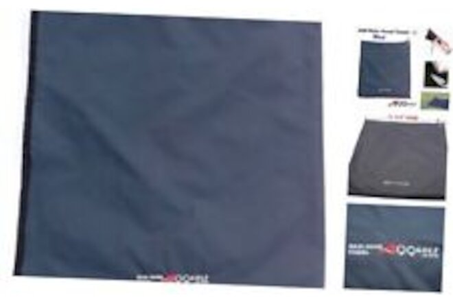 Rain Hood Towel Waterproof Golf Bag Cover 17 3/4" x 19 1/4" Blue