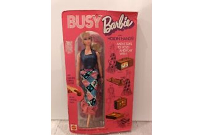 Vintage 1971 Busy Barbie Holdin Hands Doll #3311 Hong Kong