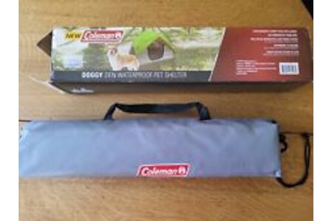 COLEMAN DOG TENT DOGGY DEN WATERPROOF PET DOG & CAT SHELTER. NEW IN BOX