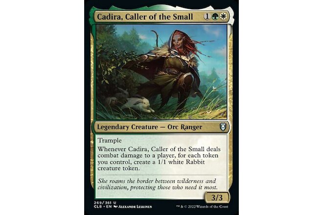 CADIRA, CALLER OF THE SMALL x4 mtg NM-M Commander Baldurs Gate Unc 4 Cards