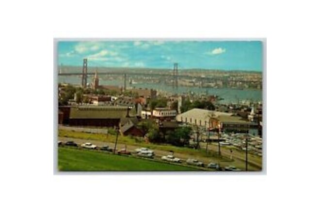 Postcard Halifax Nova Scotia Canada Angus L MacDonald Bridge 0317