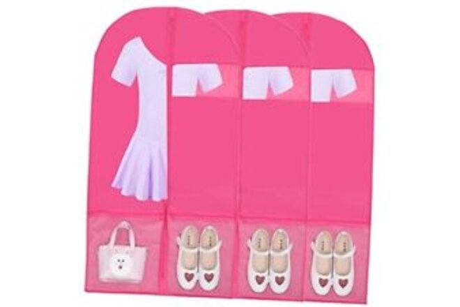 36" Foldable Dance Competitions Garment S(23"x36")-3pack Pink-(23"x36")-3pcs