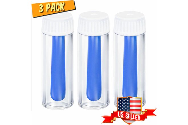 Contact Lens Remover Suction Cup Insertion Tool Applicator Plunger BLUE 3 PACK