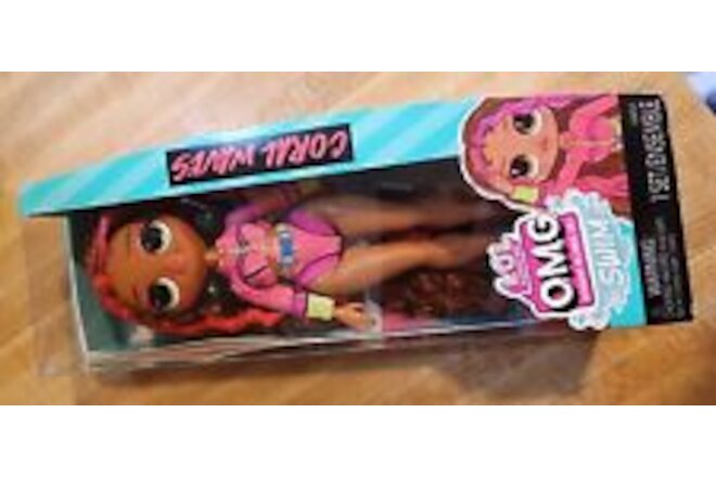 LOL Surprise OMG Swim Coral Waves Doll. 9 inch Posable with Rooted Hair NEW