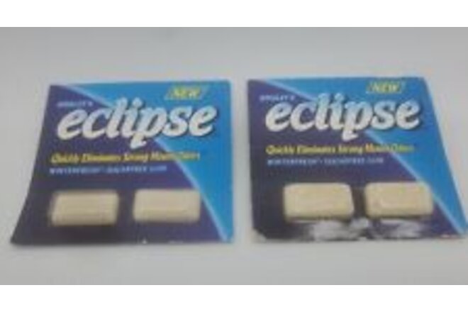 Vintage 1997 Wrigley’s Eclipse Winterfresh Sugarfree Gum SEALED SAMPLES
