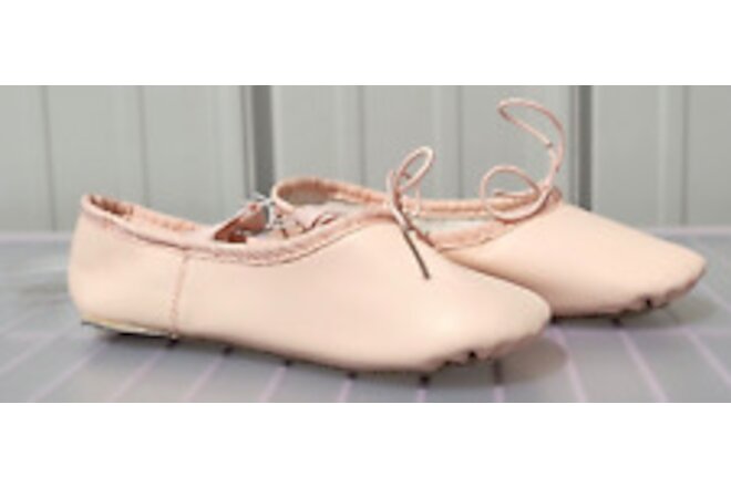 Freestyle by Danskin Little Girls' Size 13 Light Pink Slip On Ballet Dance Shoes