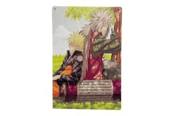 Naruto Anime Manga Metal Tin Decorative Wall Signage Decor 10 x 8