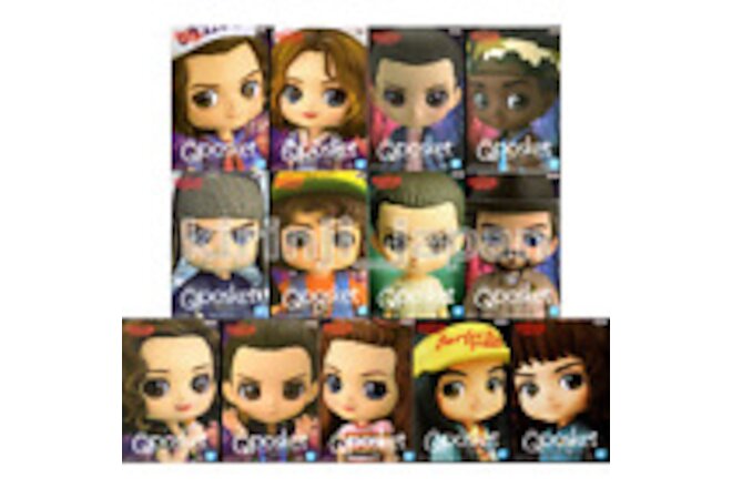 Q Posket Stranger Things Figure Set of 13 Qposket New Authentic Pre