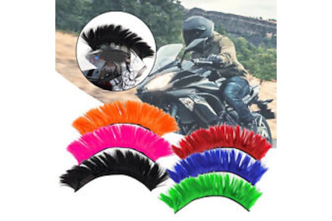 Helmet Mohawk Cuttable Stable Tear Resistant Helmet Wig Sticker Fastener Tape ks