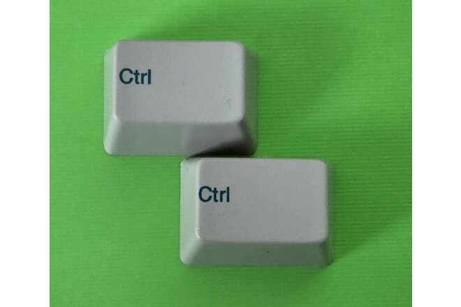 Set of 2 - CTRL (Green) KeyCaps IBM Model M Keyboard Key Cap Replacement Unicomp